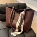 شنطة نسائية جلد مع محفظة شكل كلاسيكي CS150