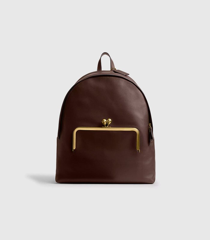 Kisslock Frame Backpack